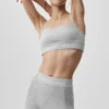 Soutien-gorge Alosoft Relay - Gris chiné athlétique/Blanc