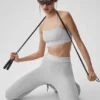 Soutien-gorge Alosoft Relay - Gris chiné athlétique/Blanc
