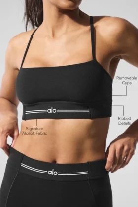Soutien-gorge Alosoft Relay – Noir/Blanc