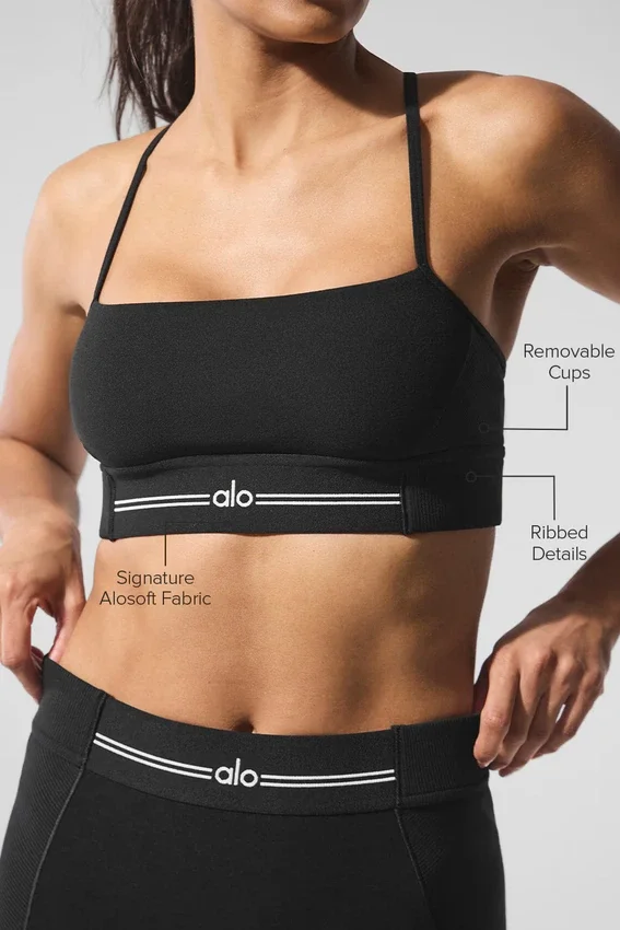Soutien-gorge Alosoft Relay - Noir/Blanc