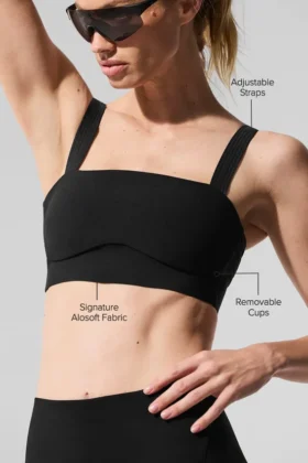 Soutien-gorge Alosoft « Serve It up » – Noir