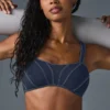 Soutien-gorge Alosoft Sunray - Bleu marine/Ivoire