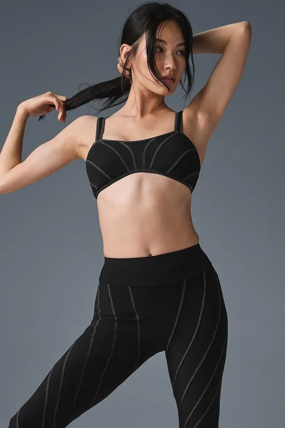 Soutien-gorge Alosoft Sunray - Noir/Blanc
