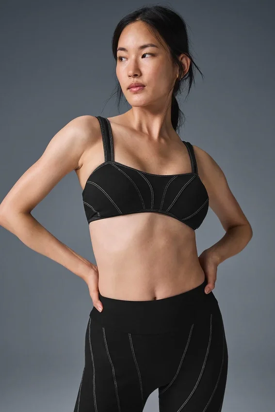 Soutien-gorge Alosoft Sunray - Noir/Blanc