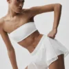 Soutien-gorge bandeau Airbrush - Blanc