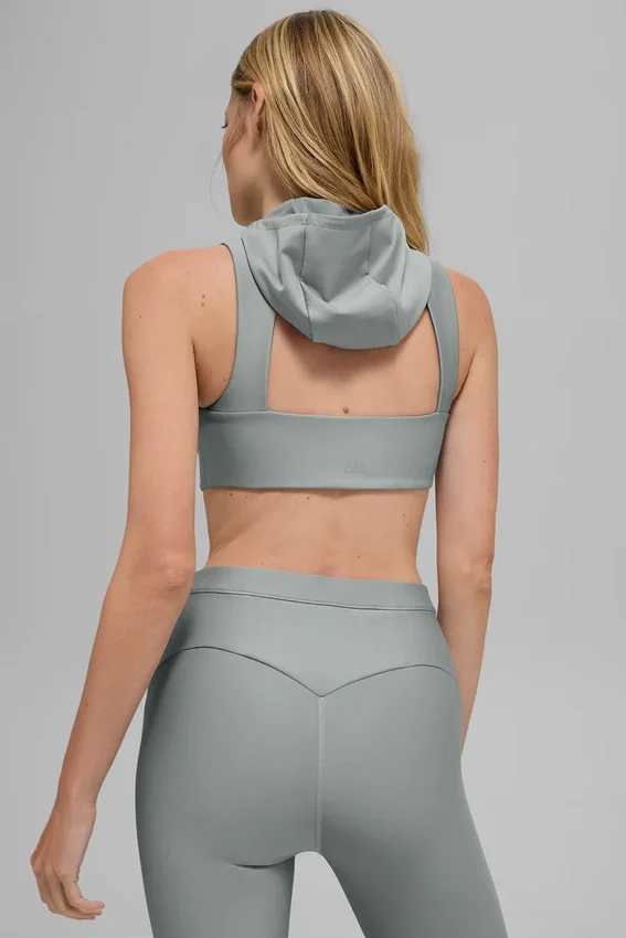 Soutien-gorge à capuche Airlift Light Speed - Gris lunaire