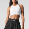 Soutien-gorge à col haut Seamless Delight - Blanc