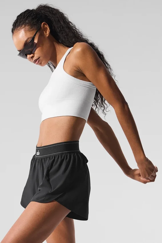 Soutien-gorge à col haut Seamless Delight - Blanc