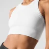 Soutien-gorge à col haut Seamless Delight - Blanc