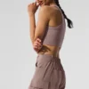 Soutien-gorge à col haut Seamless Delight - Gris champignon