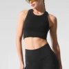 Soutien-gorge à col haut Seamless Delight - Noir