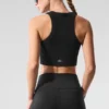 Soutien-gorge à col haut Seamless Delight - Noir