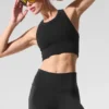 Soutien-gorge à col haut Seamless Delight - Noir