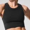 Soutien-gorge à col haut Seamless Delight - Noir