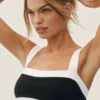 Soutien-gorge « Cotton Cashmere Capri Dream » - Noir/Blanc