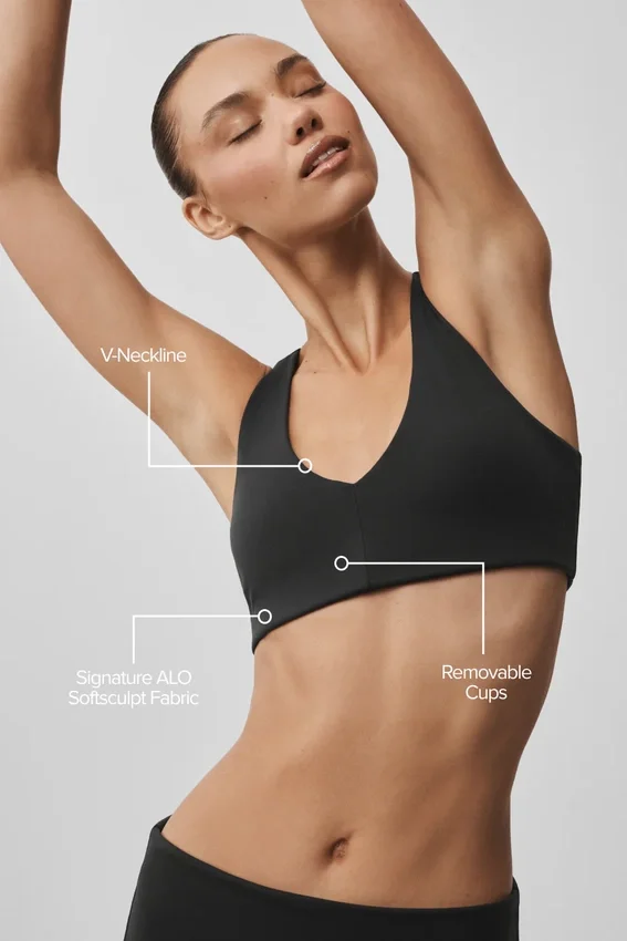 Soutien-gorge de base Alo Softsculpt - Noir