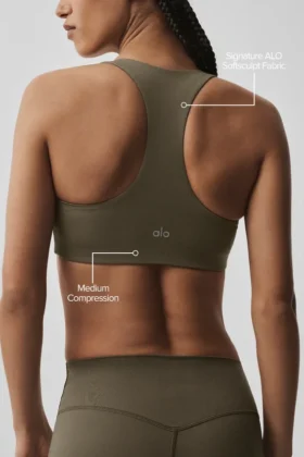 Soutien-gorge de base Alo Softsculpt – Olive Tree