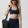 Soutien-gorge dos nu Alo Softsculpt Feel the Heat - Bleu marine