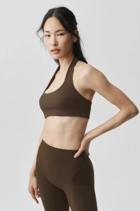 Soutien-gorge dos nu Alo Softsculpt « Feel the Heat » - Espresso