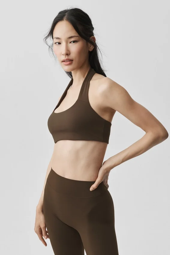 Soutien-gorge dos nu Alo Softsculpt « Feel the Heat » - Espresso