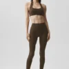 Soutien-gorge dos nu Alo Softsculpt « Feel the Heat » - Espresso