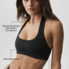 Soutien-gorge dos nu Alo Softsculpt Feel the Heat - Noir