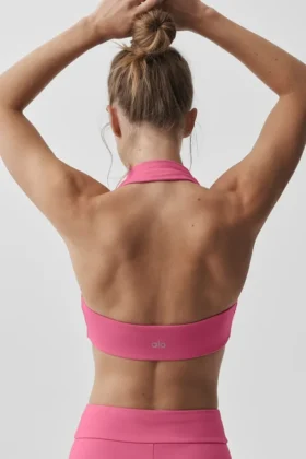 Soutien-gorge dos nu Alo Softsculpt « Feel the Heat » – Rose paradis