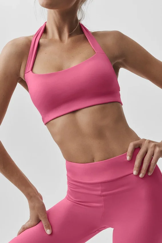 Soutien-gorge dos nu Alo Softsculpt « Feel the Heat » - Rose paradis