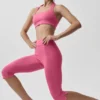 Soutien-gorge dos nu Alo Softsculpt « Feel the Heat » - Rose paradis