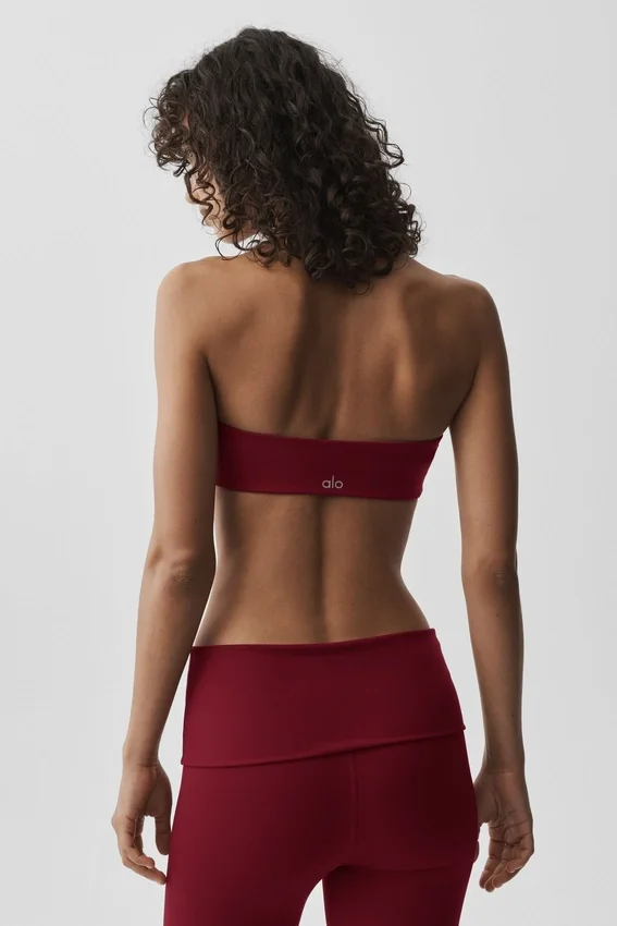 Soutien-gorge dos nu Alo Softsculpt « Feel the Heat » - Rouge « Summer Romance »