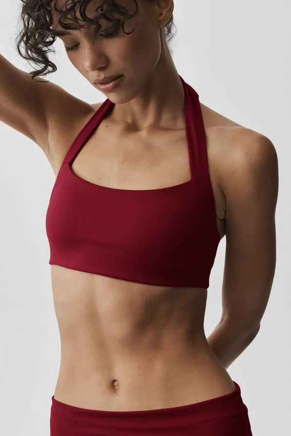 Soutien-gorge dos nu Alo Softsculpt « Feel the Heat » - Rouge « Summer Romance »