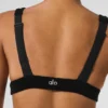 Soutien-gorge Dreamer en micro-velours côtelé - Noir