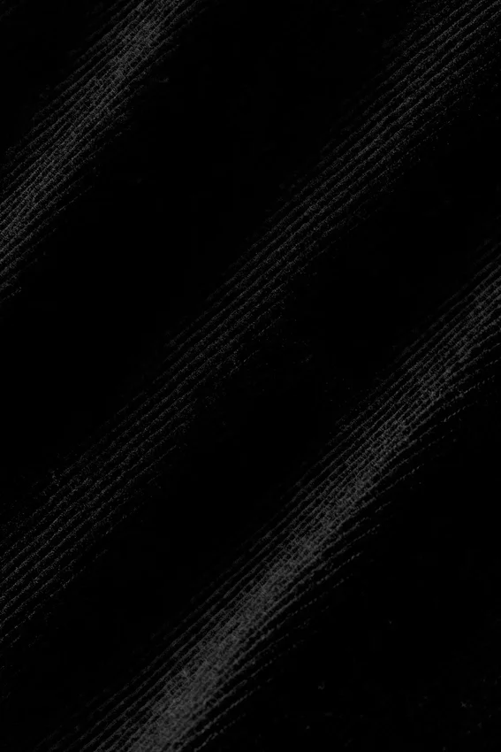 Soutien-gorge Dreamer en micro-velours côtelé - Noir