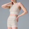 Soutien-gorge en maille Sport Play - Ivoire/Alabâtre