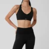 Soutien-gorge « Favorite » sans coutures à côtes — Noir