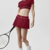 Soutien-gorge à manches courtes Alo Softsculpt « Amp It up » - Summer Romance Red