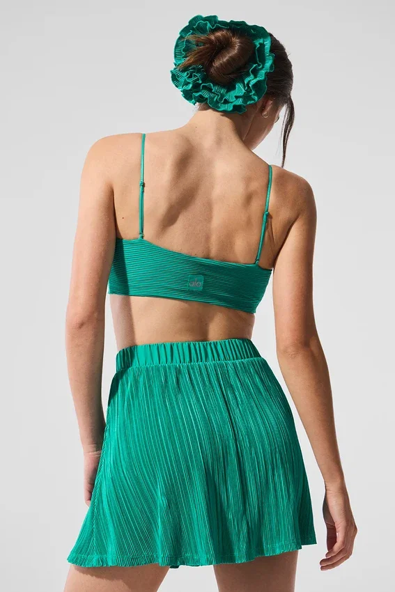 Soutien-gorge Micro Plissé Game On - Vert sapin