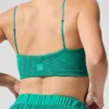Soutien-gorge Micro Plissé Game On - Vert sapin