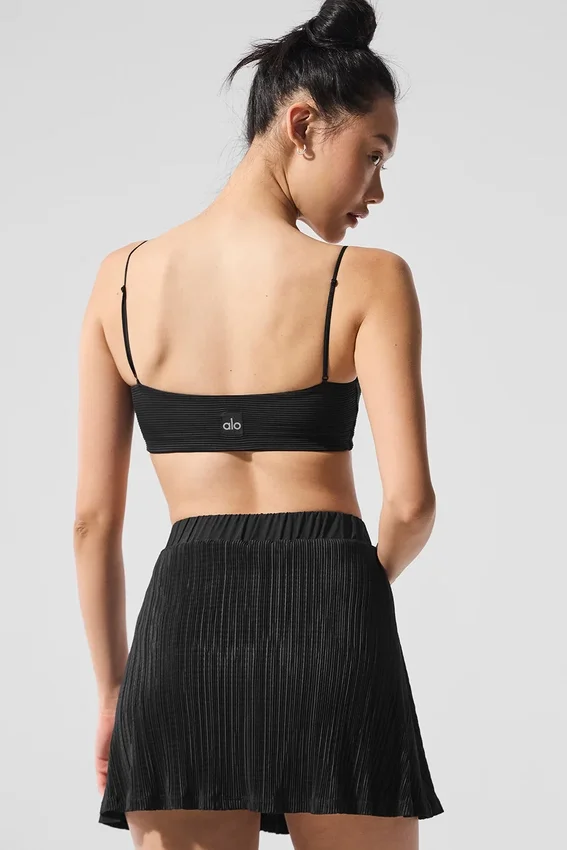 Soutien-gorge « Micro Plisse Game On » - Noir