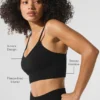 Soutien-gorge « Plush Delight » d'hiver, sans coutures et douillet - Noir