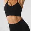 Soutien-gorge « Plush Delight » d'hiver, sans coutures et douillet - Noir
