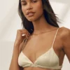 Soutien-gorge Radiance en mélange de soie - Beige sable