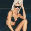 Soutien-gorge Radiance en mélange de soie - Noir