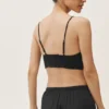 Soutien-gorge Riviera en mélange de lin - Noir