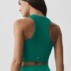 Soutien-gorge sans coutures en modal côtelé à col haut « Delight » - Emerald Isle