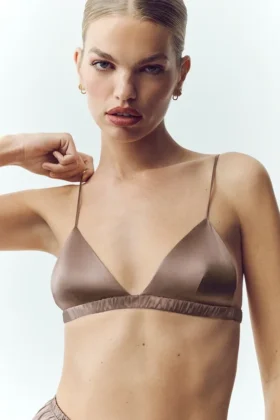 Soutien-gorge Silk Luminous - Alpine Cocoa