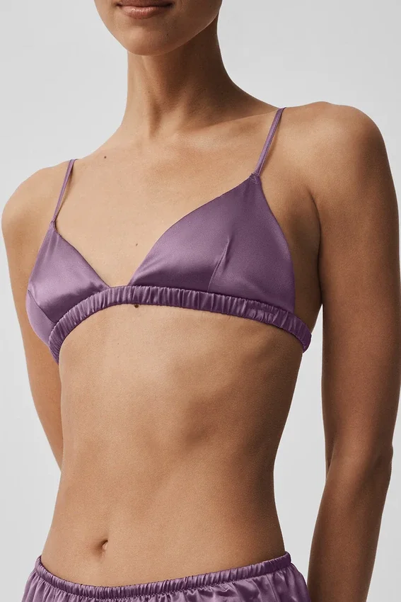 Soutien-gorge Silk Luminous - Prune