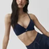 Soutien-gorge Splendor - Bleu marine/Blanc