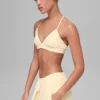 Soutien-gorge Splendor – Jaune bougie/Blanc