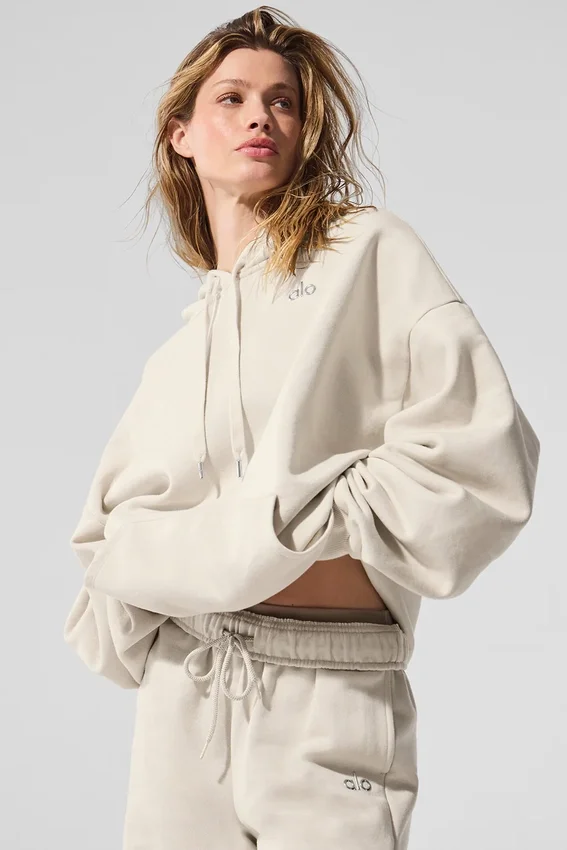 Sweat à capuche Accolade - Beige